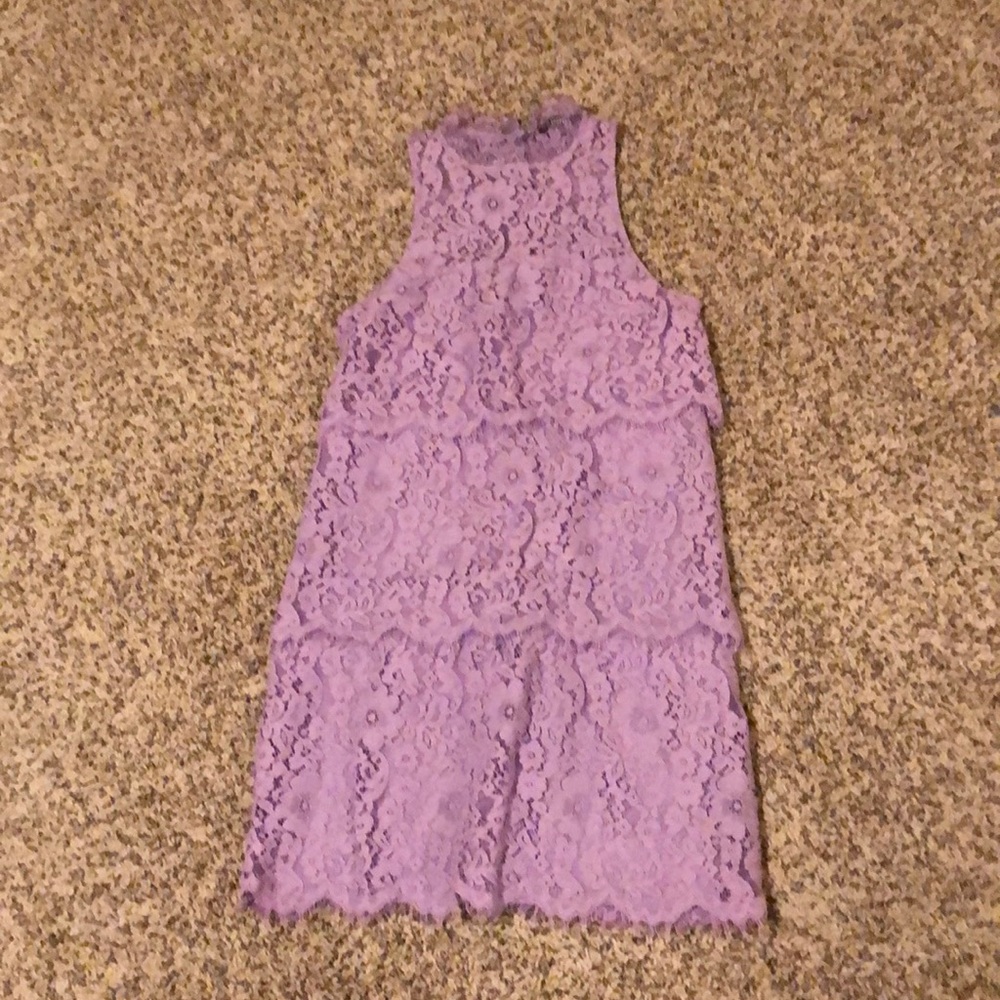 Express lavender lace dress